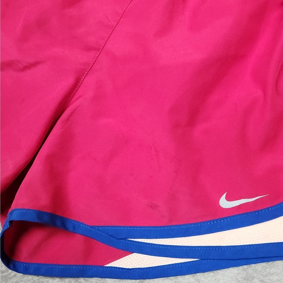 Nike Women's Dri-Fit Hot Pink Blue Athletic Short Shorts Size Small - Picture 5 of 5